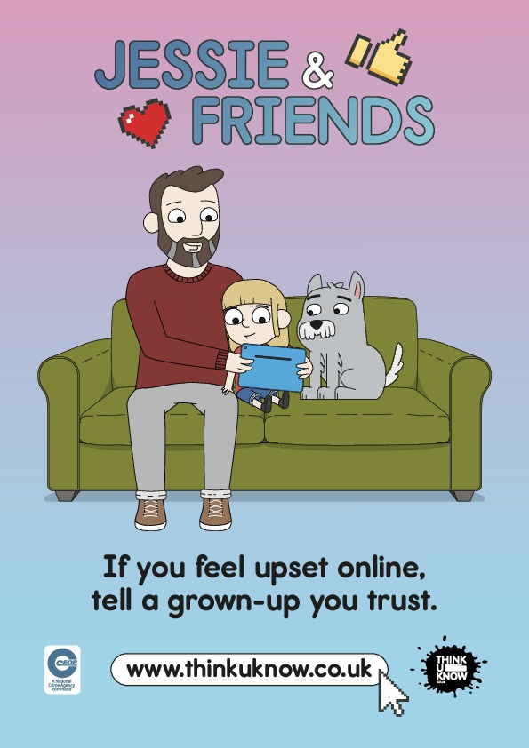 Thinkuknow jessie and friends poster ages 4 and 5